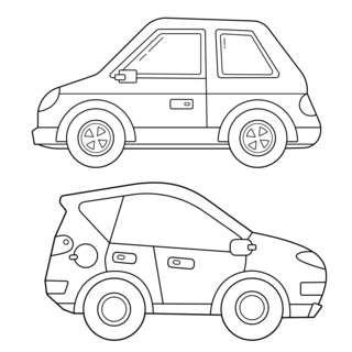 Auto 15 - Coloreables de vehículos - Coloreables - 10doigts.com