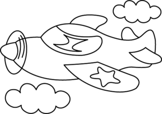 Avión 10 - Coloreables de vehículos - Coloreables - 10doigts.com