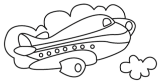 Avión 12 - Coloreables de vehículos - Coloreables - 10doigts.com