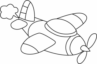 Avión 13 - Coloreables de vehículos - Coloreables - 10doigts.com