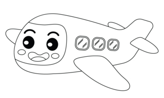 Avión 18 - Coloreables de vehículos - Coloreables - 10doigts.com