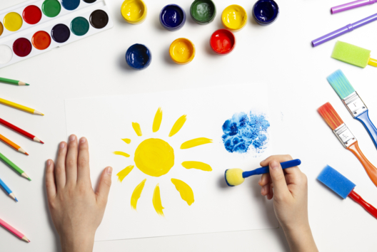 Liquid gouache paint: bright colors that wash away with water - Gouache Paint - 10doigts.fr