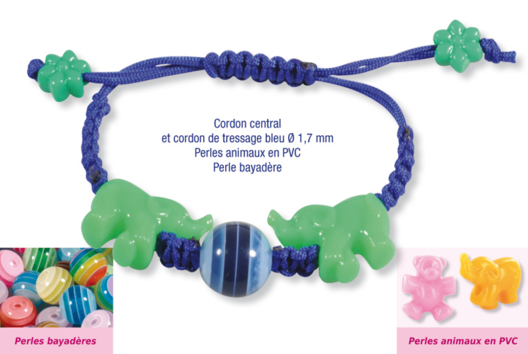 Shamballas... with bayadere beads and animal beads - 0 - Handicrafts for Creating Your Jewelry - 10doigts.com - Handicrafts for Creating Your Jewelry - 10doigts.fr