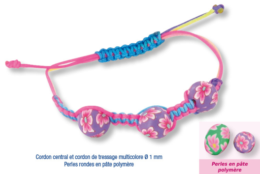 Shamballas with Millefiori Beads - 0 - Handicrafts for Creating Your Jewelry - 10doigts.com - Handicrafts for Creating Your Jewelry - 10doigts.fr