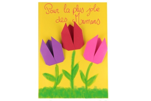 Origami Tulips - 0 - Mother's Day Crafts - 10doigts.com - Mother's Day Crafts - 10doigts.fr