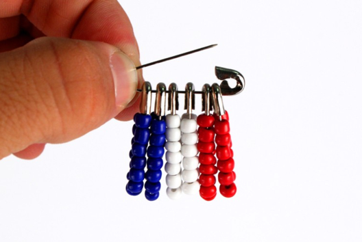 Bandera a pinchar - Actividades manuales Carnaval, Martes de Carnaval - 10doigts.fr