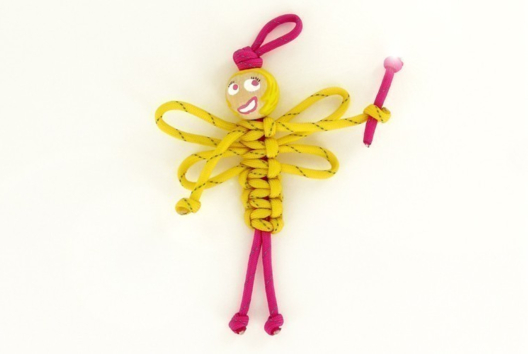 Paracord Keychain: Fairy - 0 - Mother's Day Crafts - 10doigts.com - Mother's Day Crafts - 10doigts.fr