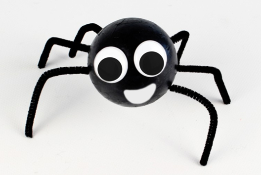 Halloween Spider - 0 - Halloween Crafts - 10doigts.com - Halloween Crafts - 10doigts.fr