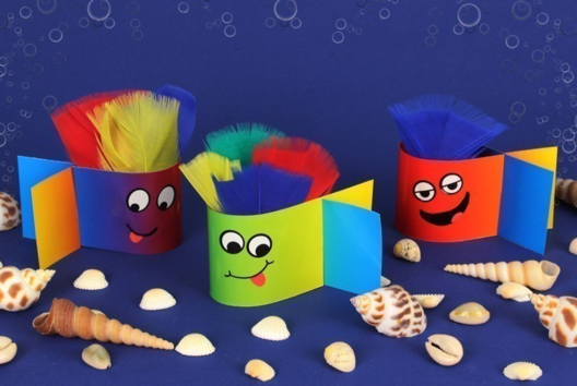 Silly Fish - 0 - Animal Crafts: Our Creative Ideas for Children - 10doigts.com - Animal Crafts: Our Creative Ideas for Children - 10doigts.fr