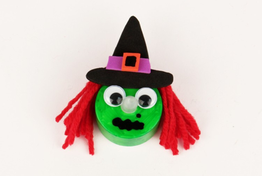 Brujas brillantes - Actividades manuales Halloween - 10doigts.fr