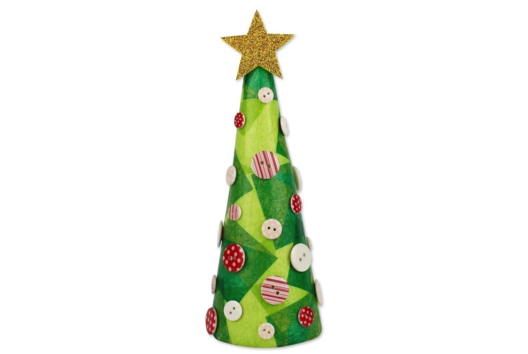 Cone Christmas Tree - 2 - Craft Activities for Holiday Tables - 10doigts.com - Craft Activities for Holiday Tables - 10doigts.fr - 2