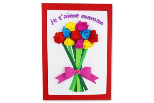 Flower Bouquet Card - 2 - Mother's Day Crafts - 10doigts.com - Mother's Day Crafts - 10doigts.fr - 2