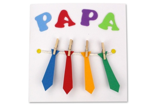 Father's Day Tie Card - 3 - Father's Day Crafts - 10doigts.com - Father's Day Crafts - 10doigts.fr - 2