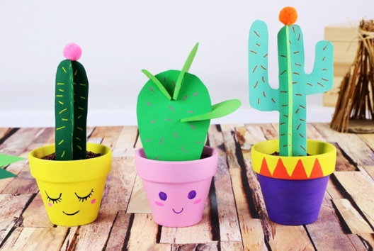 Paper Cactus - 0 - Craft Activities for All Ages: Gluing and Folding - 10doigts.com - Craft Activities for All Ages: Gluing and Folding - 10doigts.fr