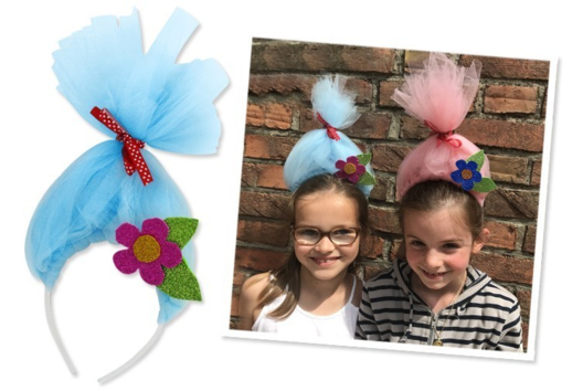 Troll Hair with a Headband - 0 - Carnival, Mardi Gras Crafts - 10doigts.com - Carnival, Mardi Gras Crafts - 10doigts.fr