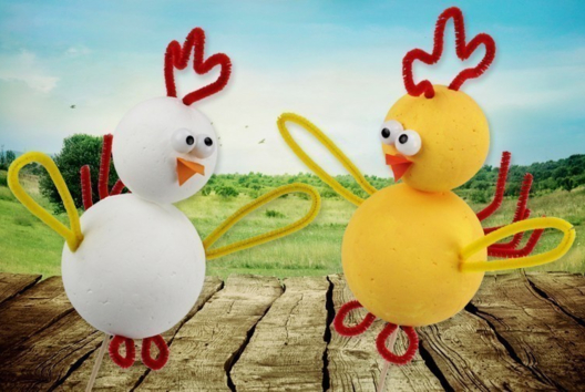 Funny Chickens - 0 - DIY Easter Crafts - 10doigts.com - DIY Easter Crafts - 10doigts.fr