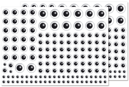 Gomets ojos y caras - Pegatinas, gomets y stickers - 10doigts.fr