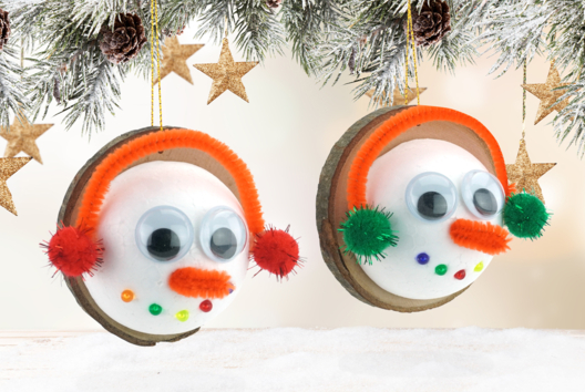 Snowman Ornaments - 1 - Christmas Craft Activities - 10doigts.com - Christmas Craft Activities - 10doigts.fr - 2