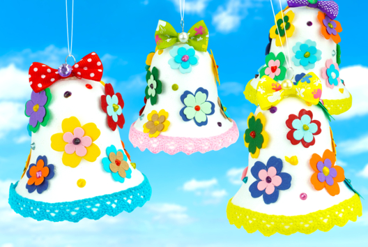 Flowered Easter Bells - 2 - DIY Easter Crafts - 10doigts.com - DIY Easter Crafts - 10doigts.fr - 2