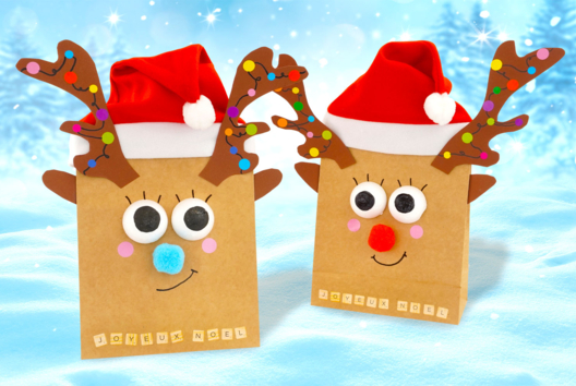 Actividad Infantil Regalo Reno Navidad - Actividades manuales bricolajes de Navidad - 10doigts.fr