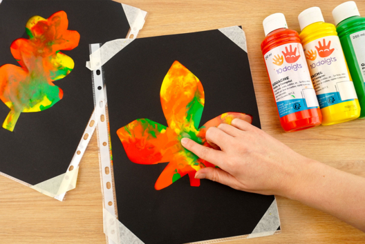 Activite Enfant Peinture Propre Automne - Autumn Crafts - 10doigts.fr