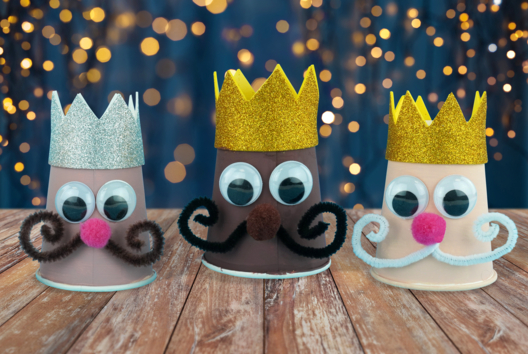 The Three Wise Men with Paper Cups - 0 - Epiphany Crafts - 10doigts.com - Epiphany Crafts - 10doigts.fr
