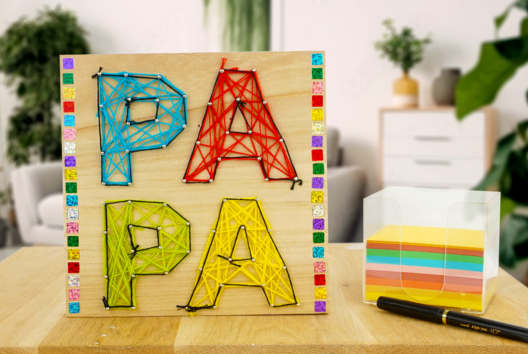 Actividad Infantil String Art Día del Padre - Manualidades día del padre - 10doigts.fr - 2