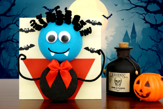Actividad Niños Halloween Vampiro Cuadro - Actividades manuales Halloween - 10doigts.fr