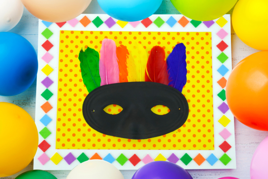 Carnival Mask Canvas - 2 - Carnival, Mardi Gras Crafts - 10doigts.com - Carnival, Mardi Gras Crafts - 10doigts.fr - 2