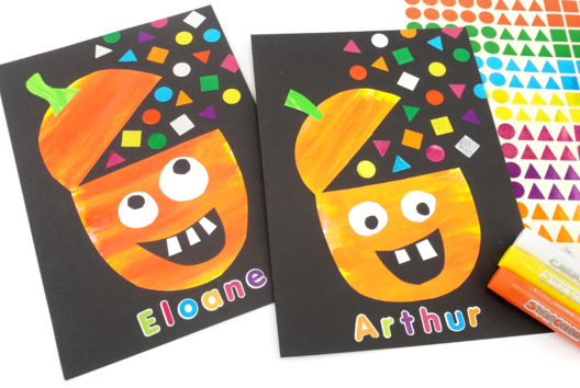 Surprise Pumpkin Craft - 1 - Halloween Crafts - 10doigts.com - Halloween Crafts - 10doigts.fr