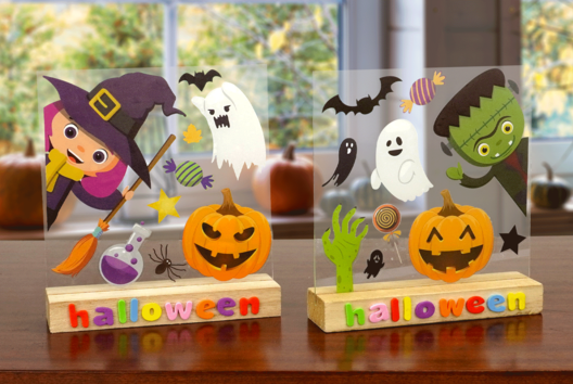 Halloween Scene with Stickers - 1 - Halloween Crafts - 10doigts.com - Halloween Crafts - 10doigts.fr