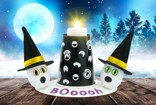 Lighted Dungeon and Little Wizards - 2 - Halloween Crafts - 10doigts.com - Halloween Crafts - 10doigts.fr