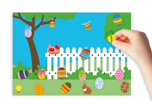 Easter Coloring: The Egg Hunt - 1 - DIY Easter Crafts - 10doigts.com - DIY Easter Crafts - 10doigts.fr