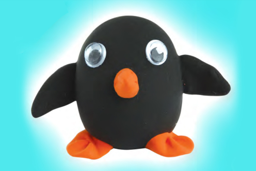 Modeling Clay Penguin - 1 - Modeling Crafts - 10doigts.com - Modeling Crafts - 10doigts.fr
