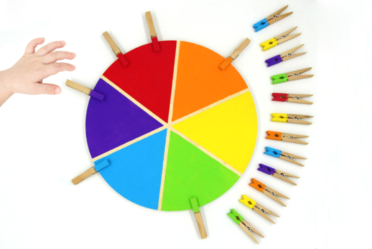 Actividad Montessori Rueda de Color - Actividades manuales de pintura: creaciones para todas las edades y todos los deseos - 10doigts.fr