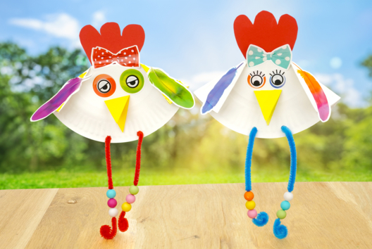 Easter Chickens with Paper Plates - 0 - DIY Easter Crafts - 10doigts.com - DIY Easter Crafts - 10doigts.fr