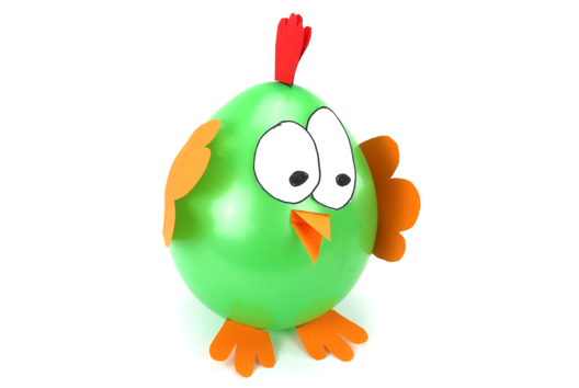 Giant Chickens with Balloons - 2 - DIY Easter Crafts - 10doigts.com - DIY Easter Crafts - 10doigts.fr - 2