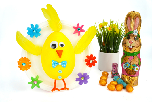 3D Chick on a Plate - 4 - DIY Easter Crafts - 10doigts.com - DIY Easter Crafts - 10doigts.fr - 2