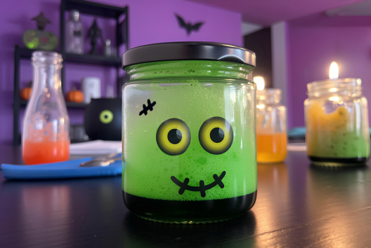 Actividades niños Halloween Monstruos espumosos - Actividades manuales Halloween - 10doigts.fr - 2