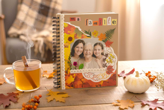 álbum scrap otoño - Actividades manuales Deco casa DIY - 10doigts.fr