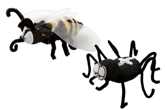 araña foam clay - Actividades manuales de modelado - 10doigts.fr - 2