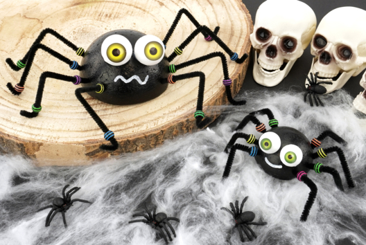 araña halloween actividad niños - Actividades manuales Halloween - 10doigts.fr