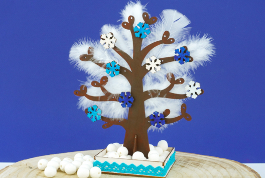 Winter Tree - 2 - Kids Crafts Winter - 10doigts.com - Kids Crafts Winter - 10doigts.fr - 2