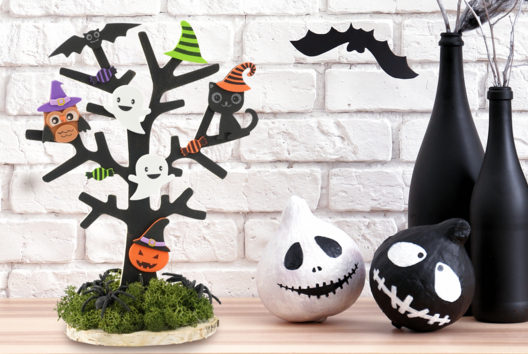 Halloween Tree - 1 - Halloween Crafts - 10doigts.com - Halloween Crafts - 10doigts.fr