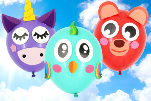 Funny Animal Balloons - 1 - Carnival, Mardi Gras Crafts - 10doigts.com - Carnival, Mardi Gras Crafts - 10doigts.fr