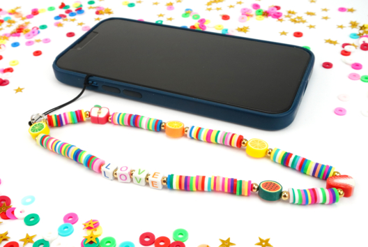 joyería teléfono perlas tutorial DIY dragonera - Actividades manuales para la creación de tus joyas - 10doigts.fr