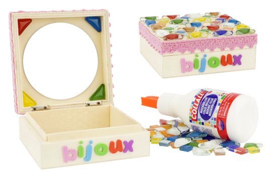 caja de joyas regalo día de la madre - Manualidades día de la madre - 10doigts.fr