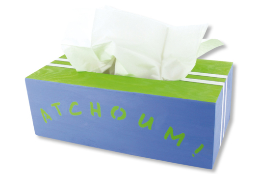 Caja de pañuelos en madera - Manualidades día de la madre - 10doigts.fr