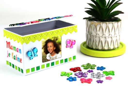 Jewelry Box with Photo Frame - 2 - Mother's Day Crafts - 10doigts.com - Mother's Day Crafts - 10doigts.fr