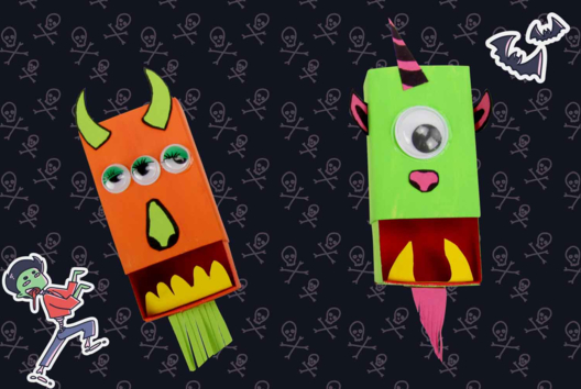 Matchbox Monsters - 1 - Halloween Crafts - 10doigts.com - Halloween Crafts - 10doigts.fr